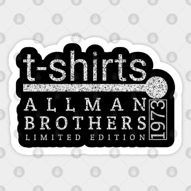 Allman brothers Sticker by Arinsrabecikalan